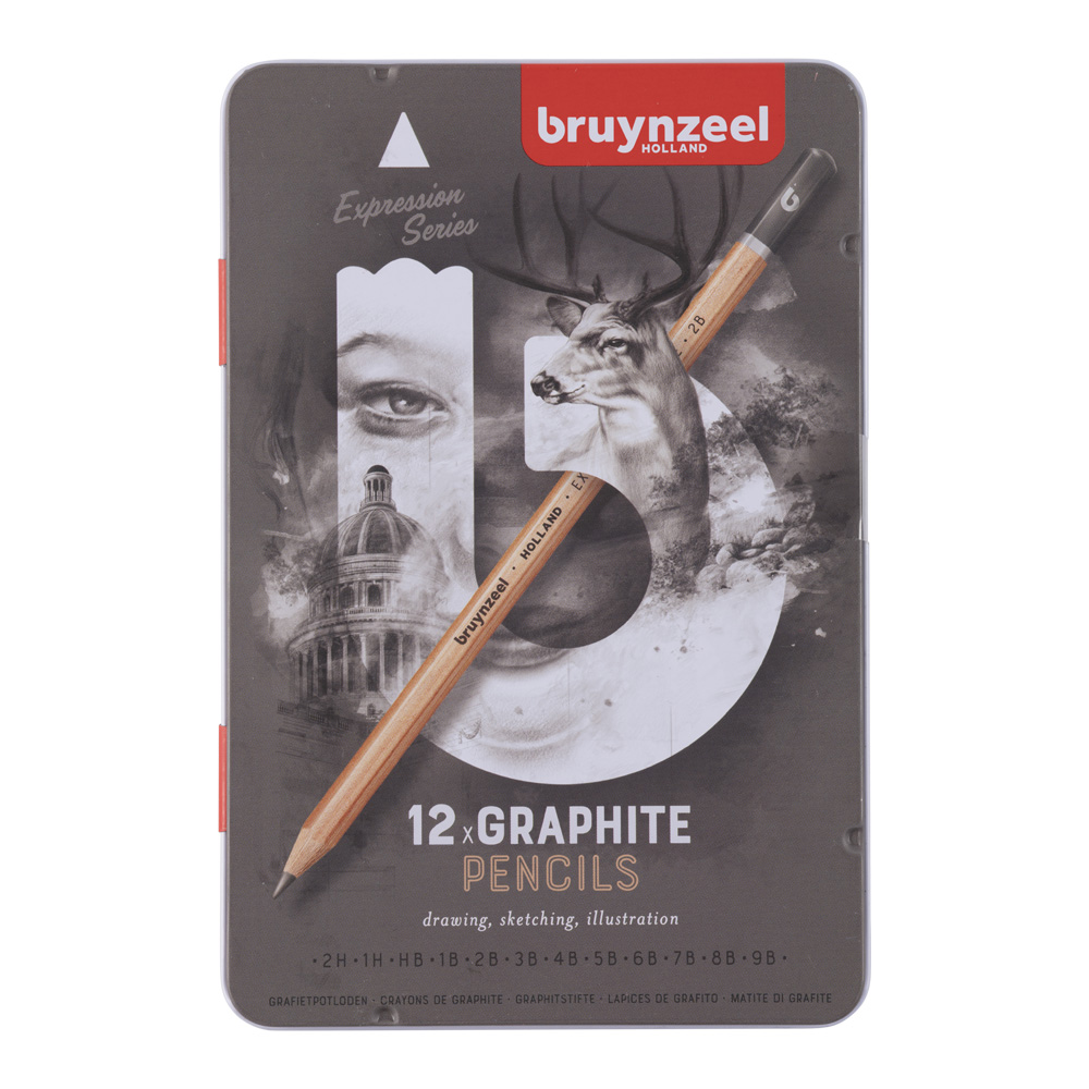 Bruynzeel Expression 12 Graphite Pencil Set