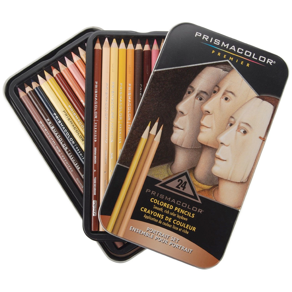 Prismacolor Premier Color Pencils Assorted Colors 150 count Plus 2  Prismacolor Blender Pencils Plus Prismacolor Eraser 