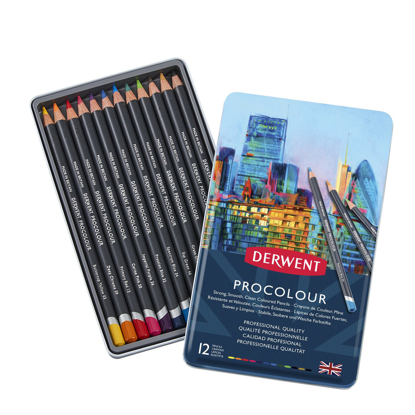 Derwent Procolour Pencil Set of 12
