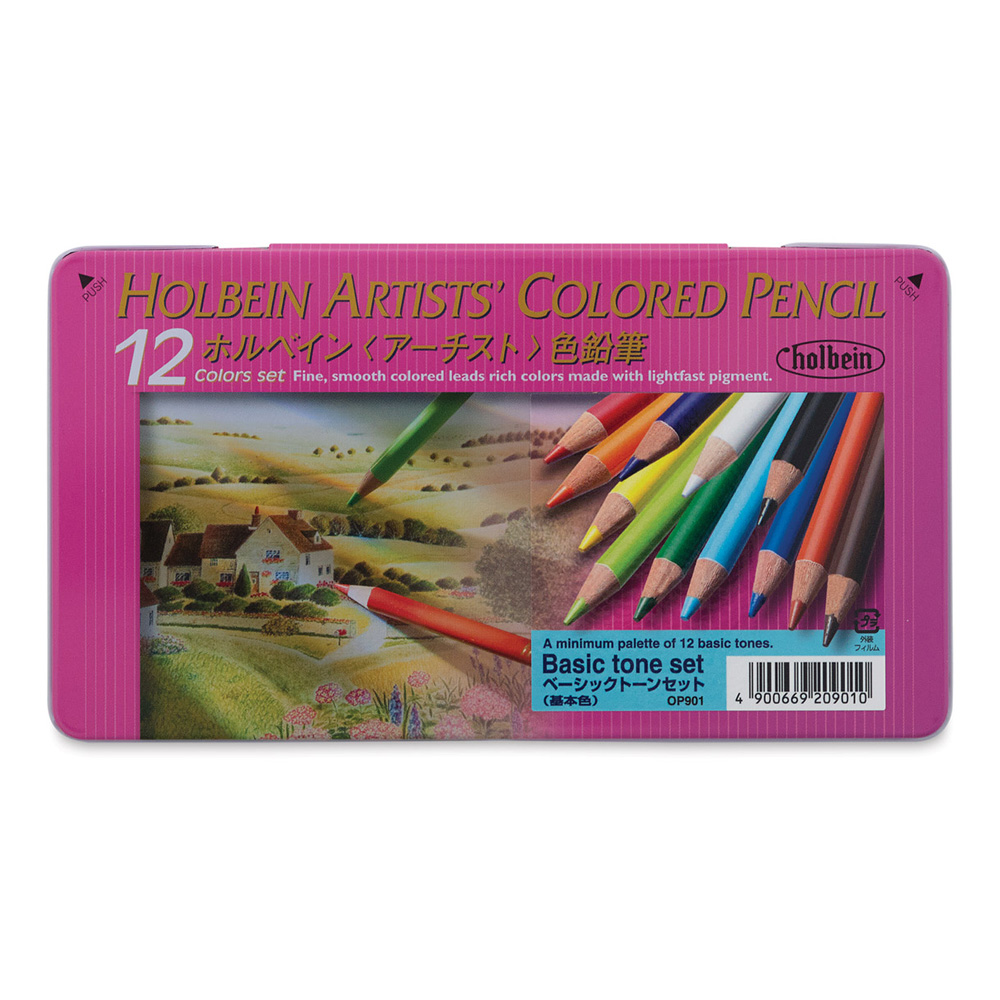 Holbein Color Pencil Set/12 Basic Tone