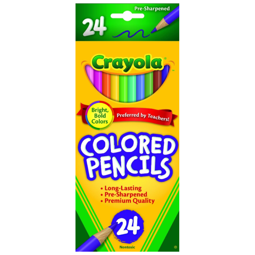 Crayola 24 Color Long Pencil Set