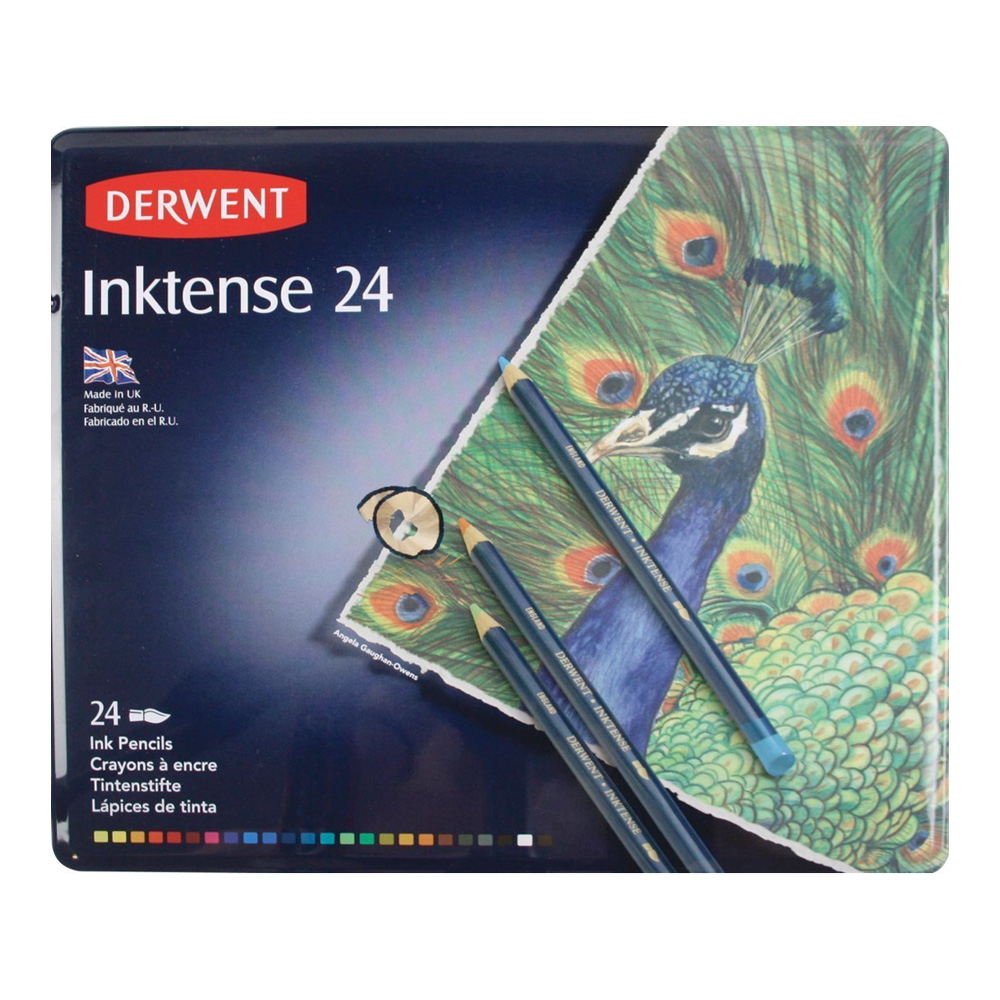 Derwent Inktense 24 Pencil Tin Set