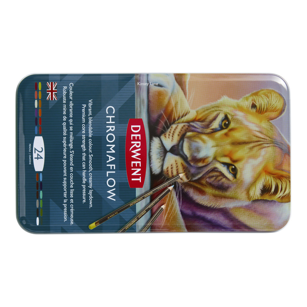 Derwent Chromaflow 24 Pencil Tin Set