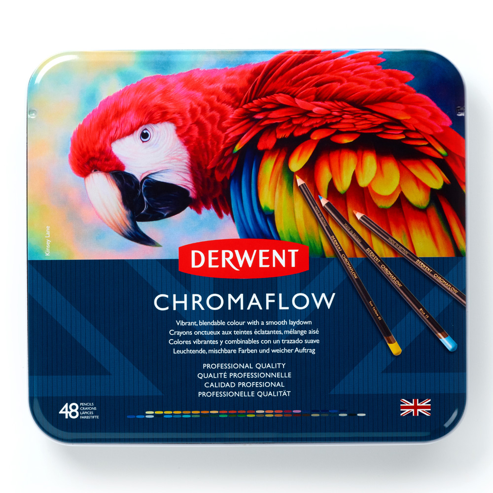 Derwent Chromaflow 48 Pencil Tin Set