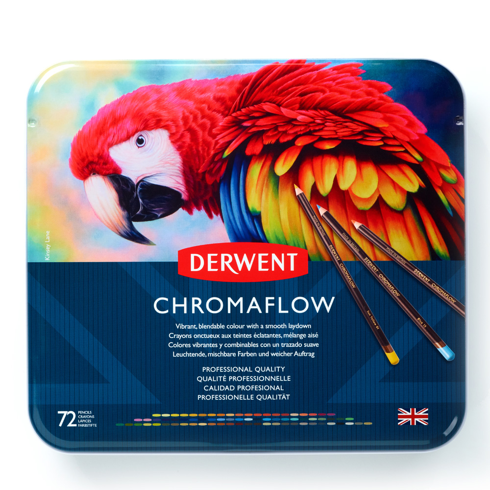 Derwent Chromaflow 72 Pencil Tin Set