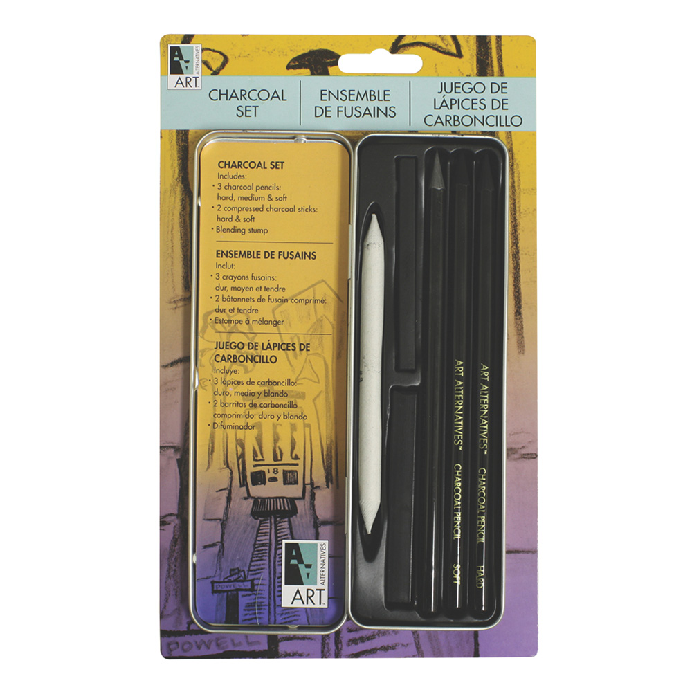 AA Pocket Charcoal Set