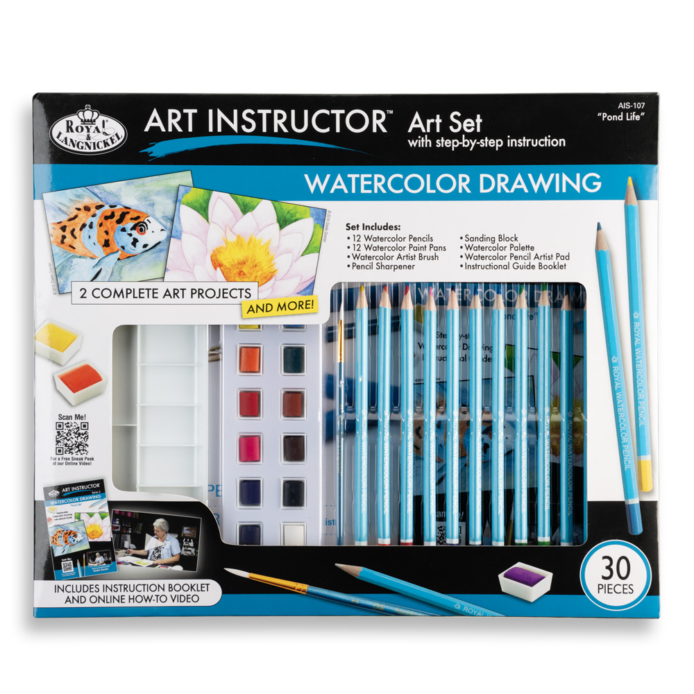 R&L Art Instructor Watercolor Drawing Set
