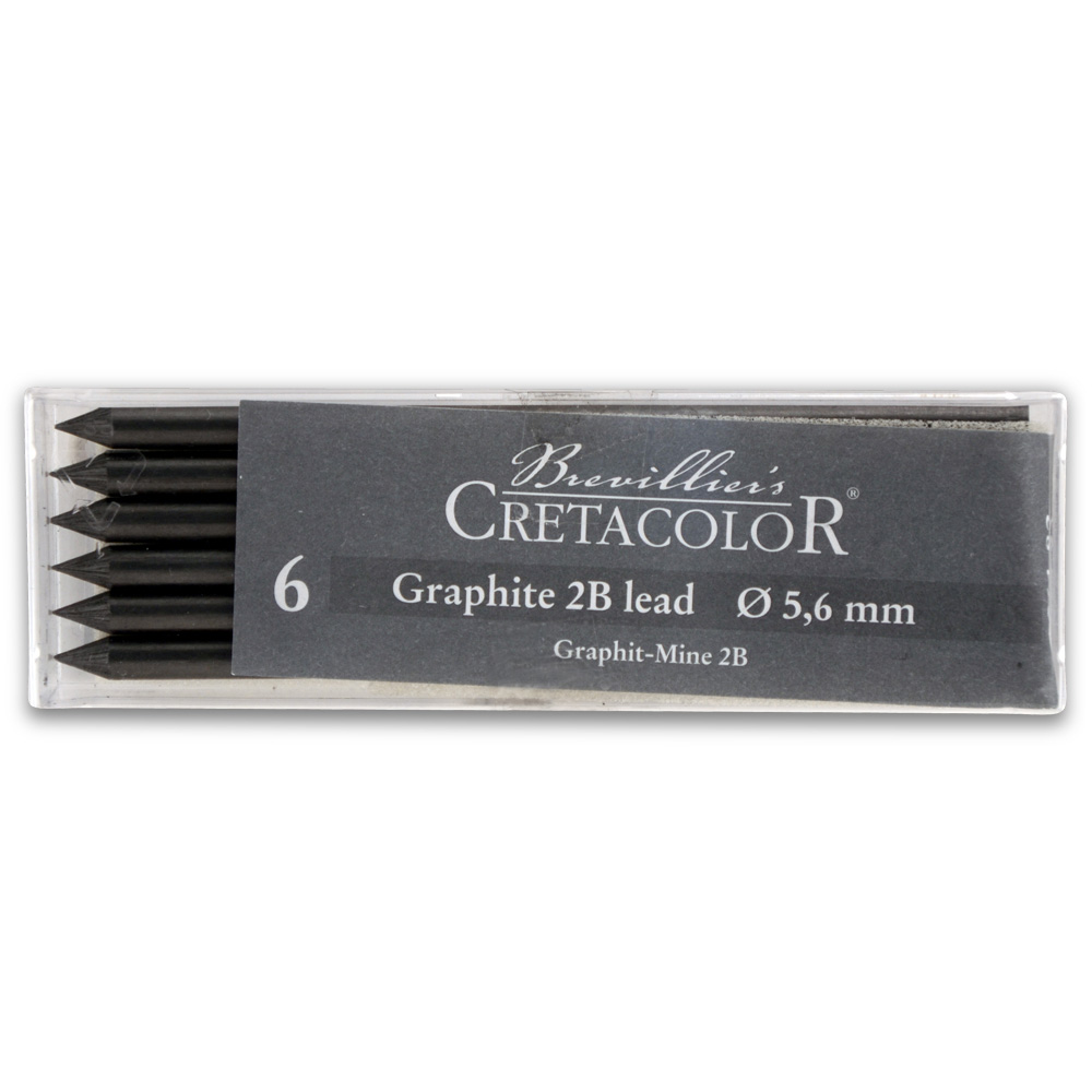 Cretacolor Graphite Lead 2B 6/Pack