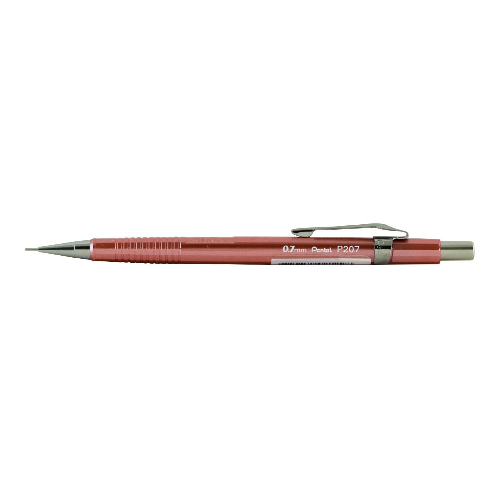 Pentel P207 Sharp Mech Pencil 0.7mm Met.Pink