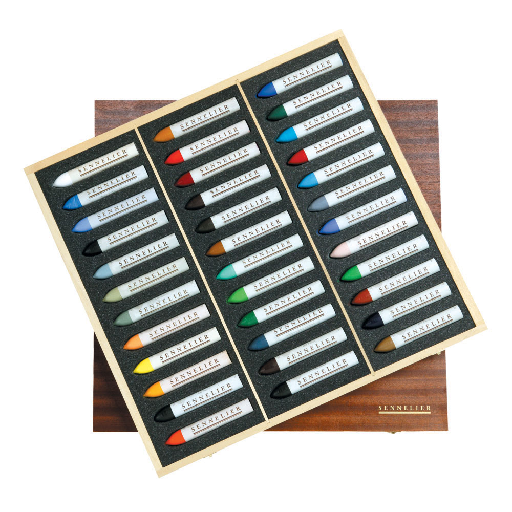 Sennelier Grand Oil Pastel 36 Wood Box Set