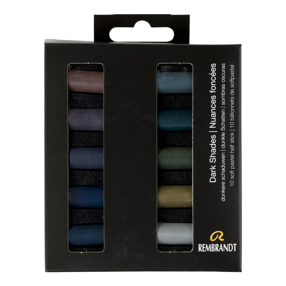 Rembrandt Pastels 10pc Half Dark Shades