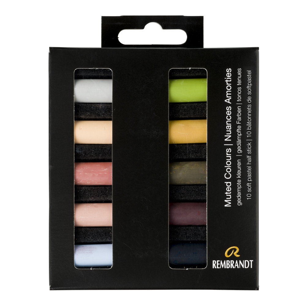 Rembrandt Pastels 10pc Half Muted Colors