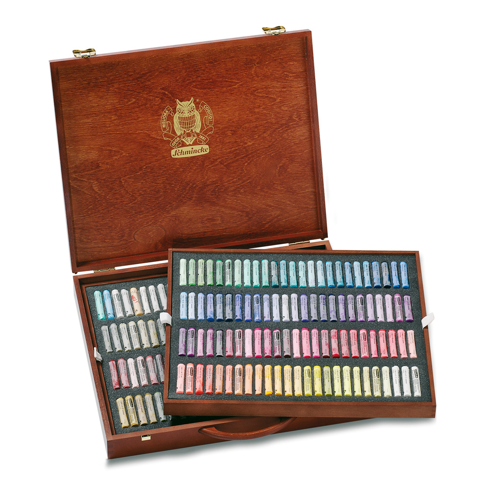 Schmincke Soft Pastel Wooden Box 200 pastels