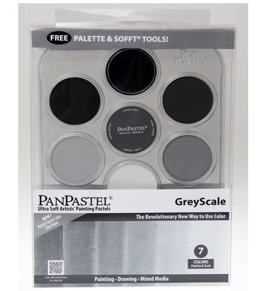 Panpastel 7 Color Grey Scale Set