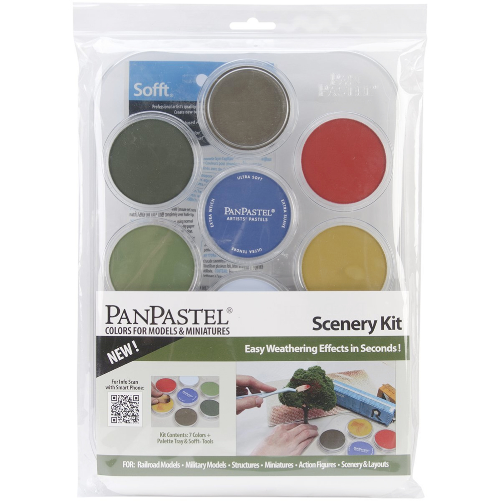 Panpastel 7 Color Weathering Set Scenery