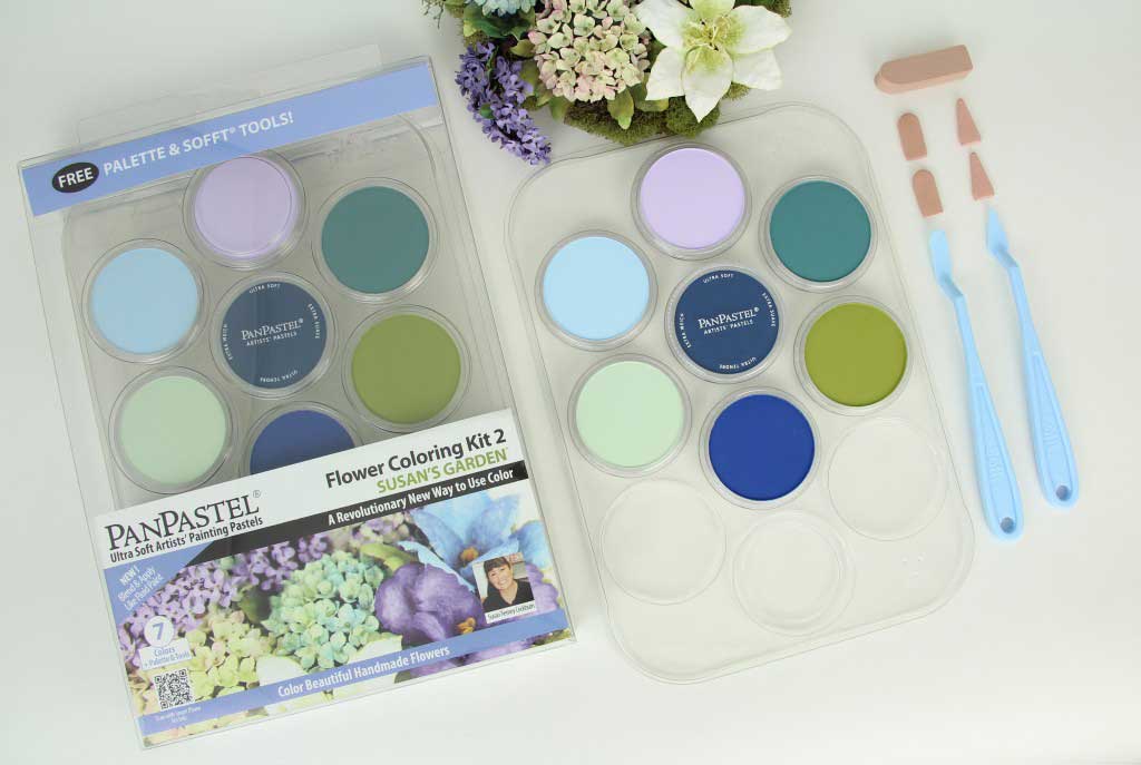 Panpastel 7 Color Flower Coloring Set 2