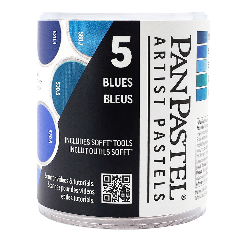Panpastel 5 Color Starter Set Blues V2