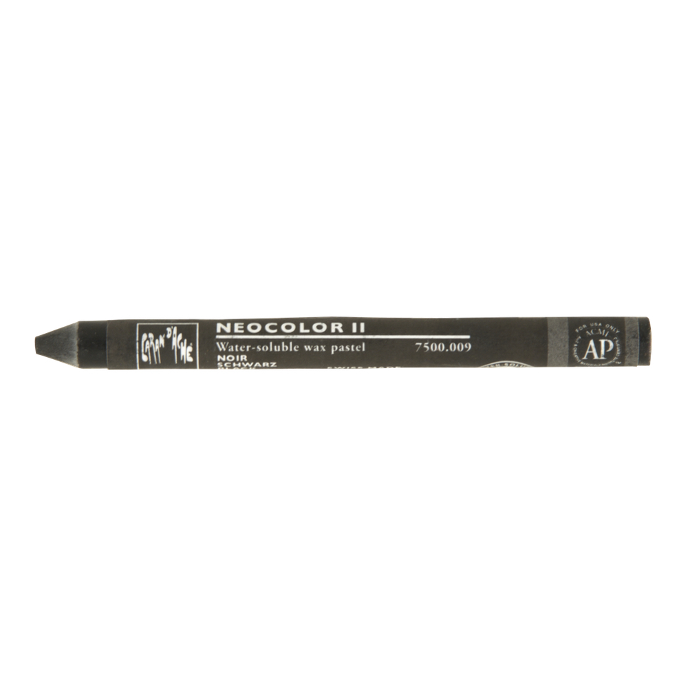 Neocolor II Watercolor Crayon 009 Black