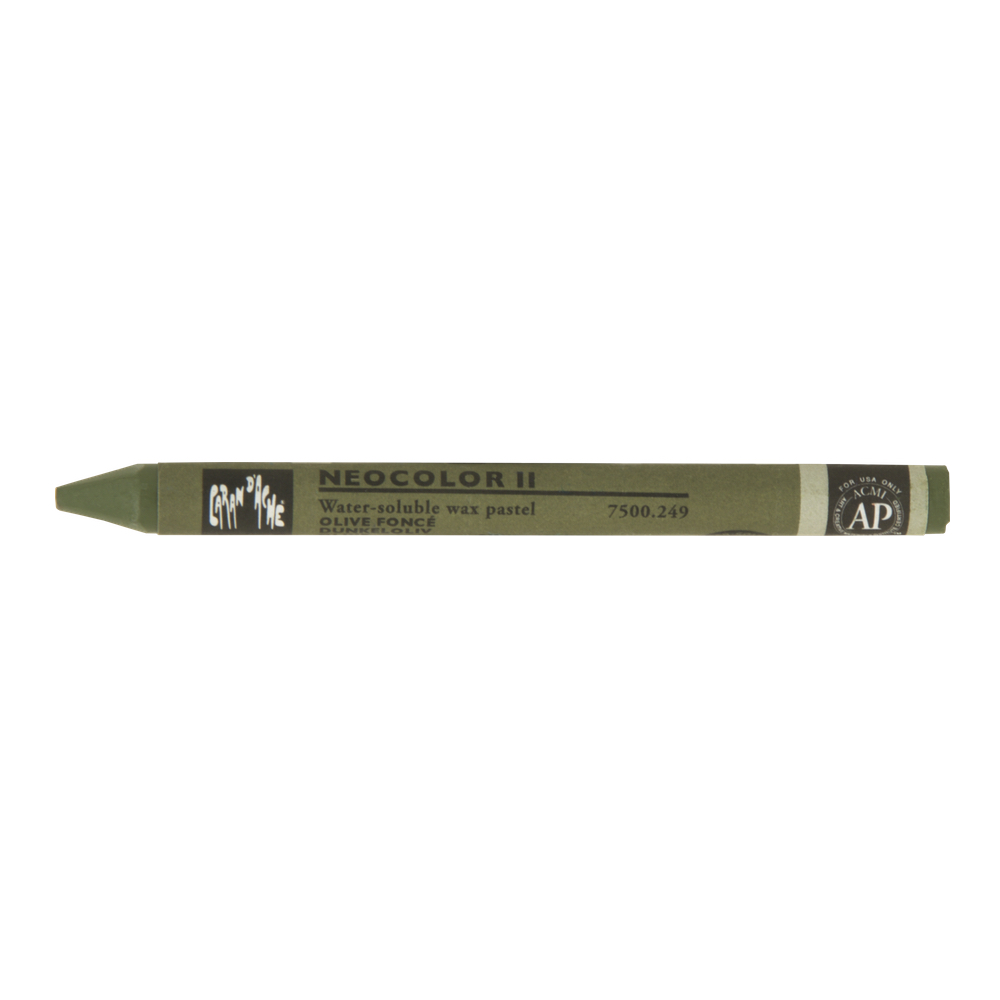 Neocolor II Watercolor Crayon 249 Olive