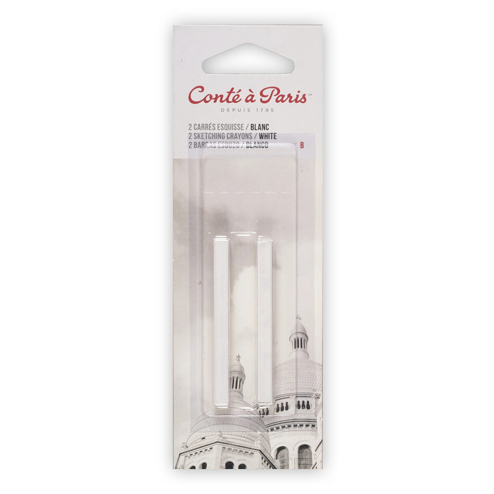 Conte Crayon 2 pk - White B (2456/B)