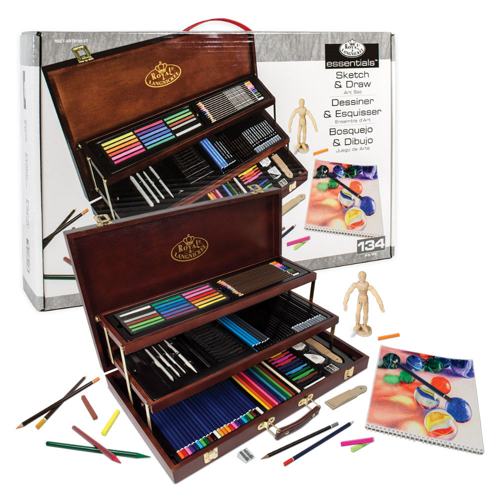 R&L 150-Piece Premier Sketching & Drawing Set