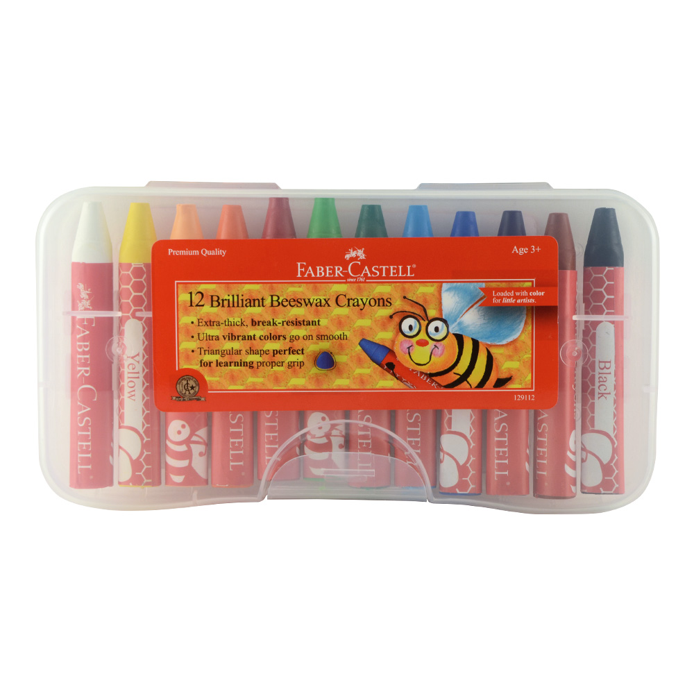 Faber-Castell 12 Beeswax Crayons