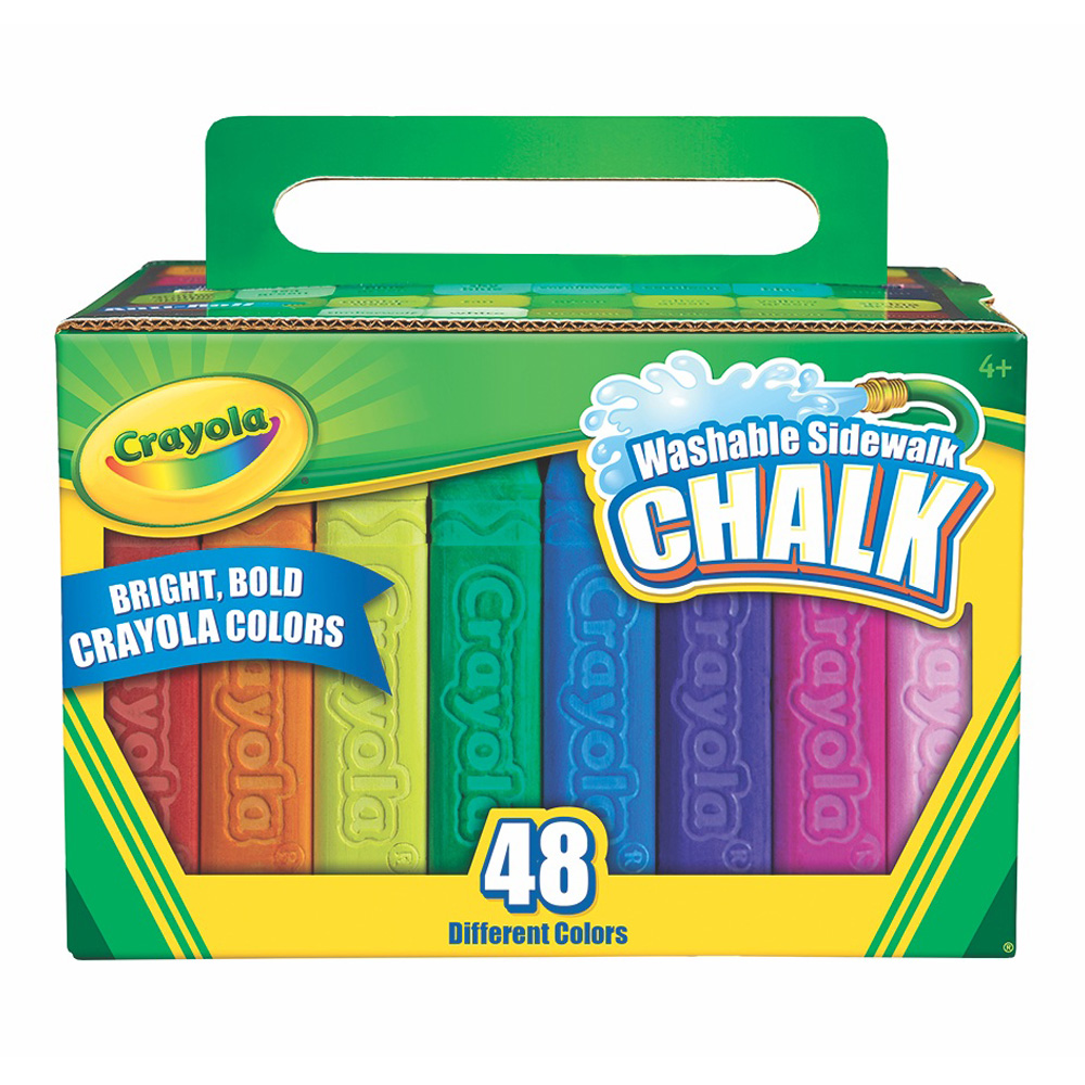 Crayola Washable Sidewalk Chalk 48 Colors