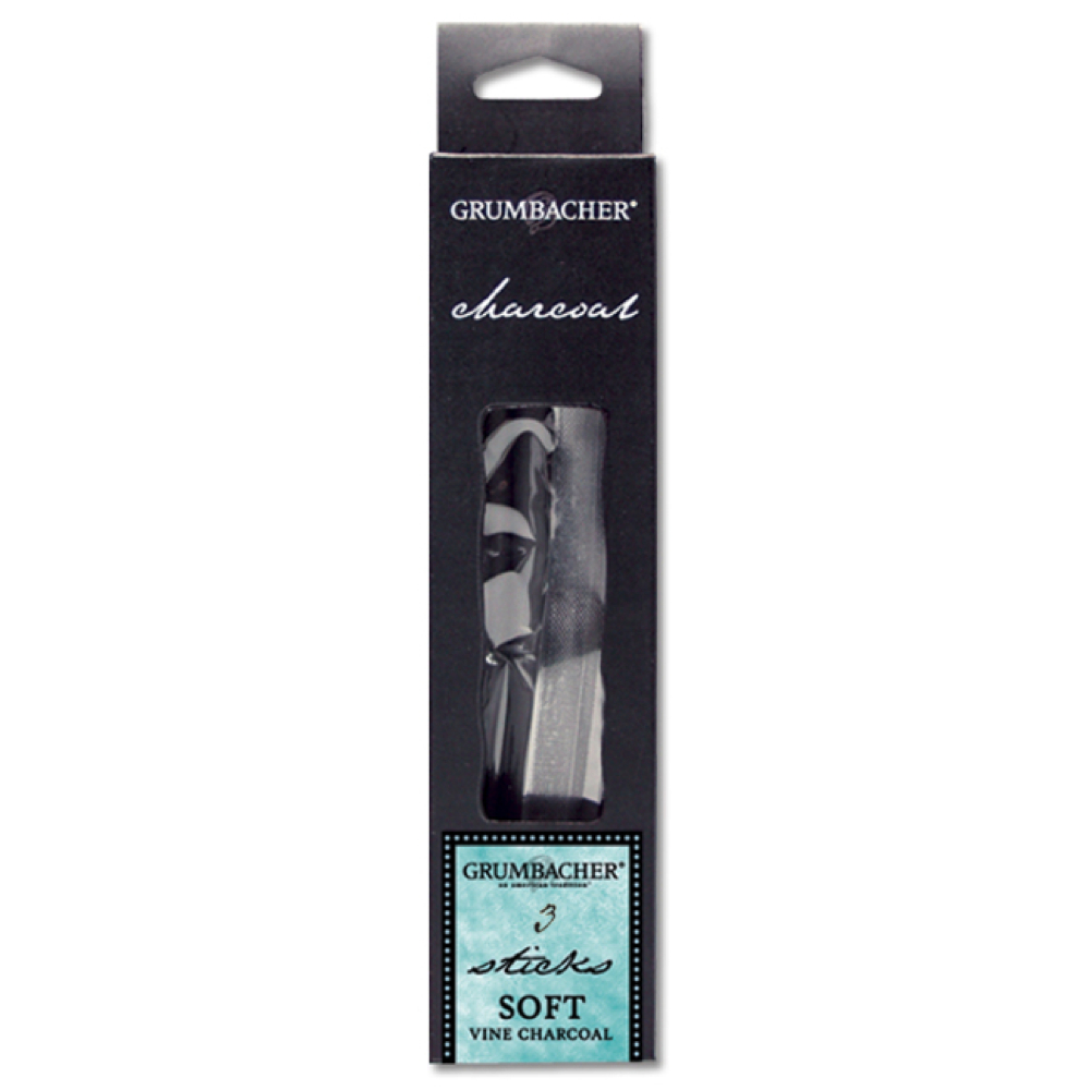 Grumbacher V41 3 Soft Vine Charcoal