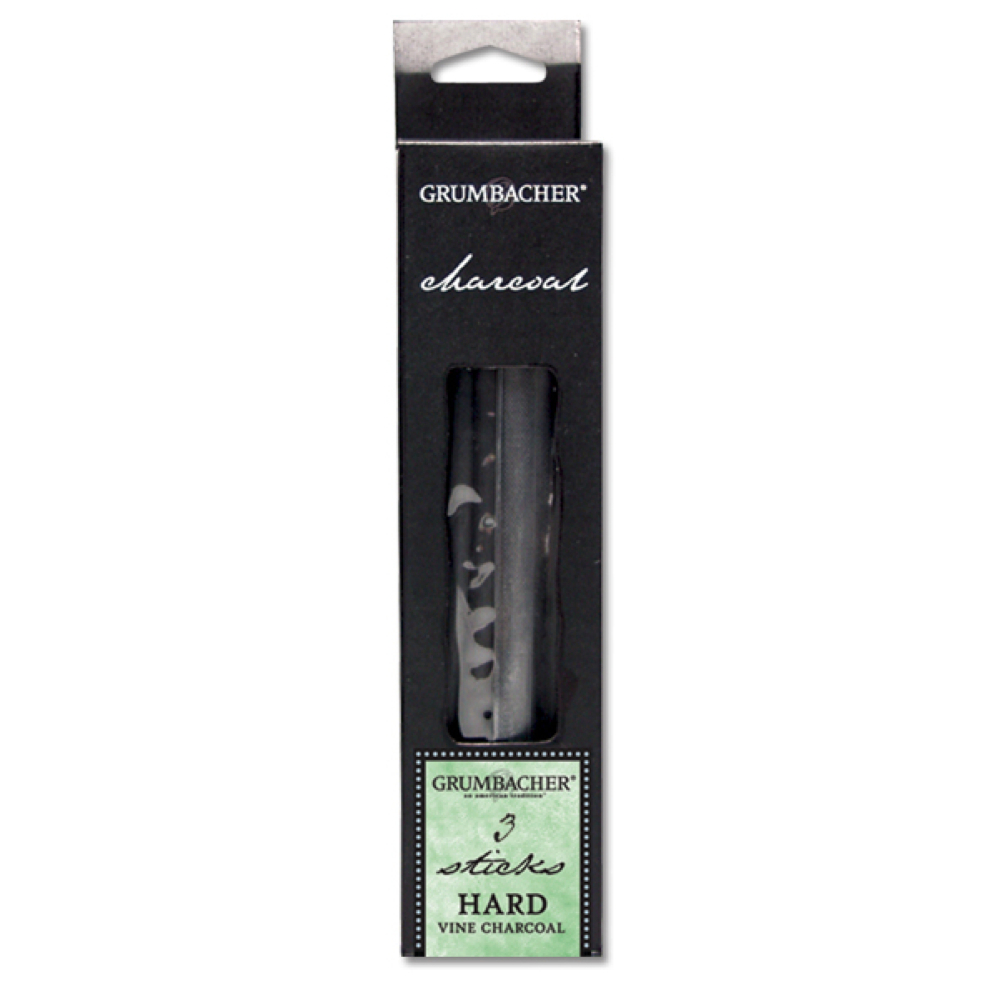 Grumbacher V43 3 Hard Vine Charcoal