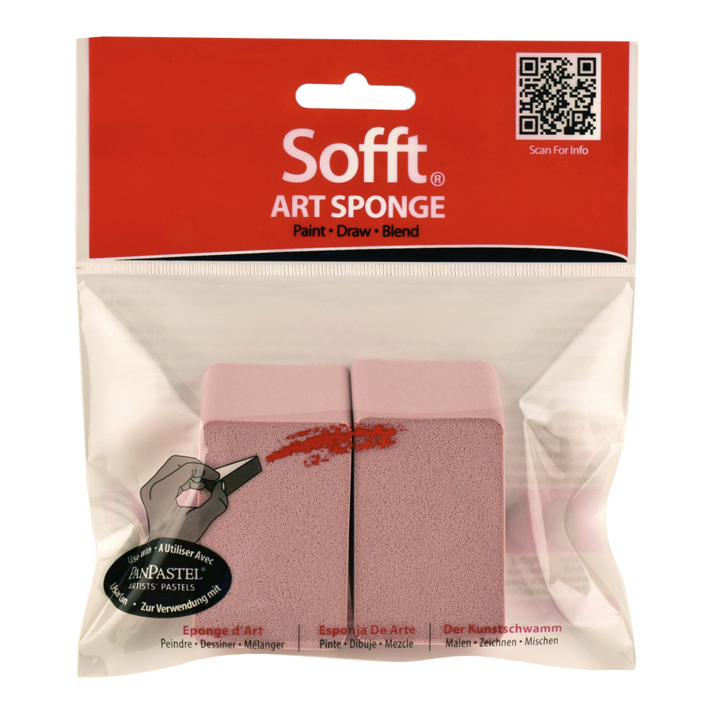 Sofft Tool Art Sponge Angle Slice Flat Pack/2