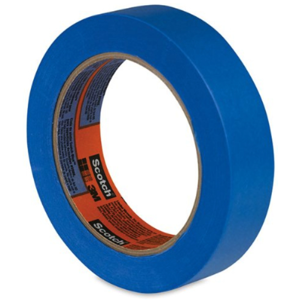 painters tape with plastic