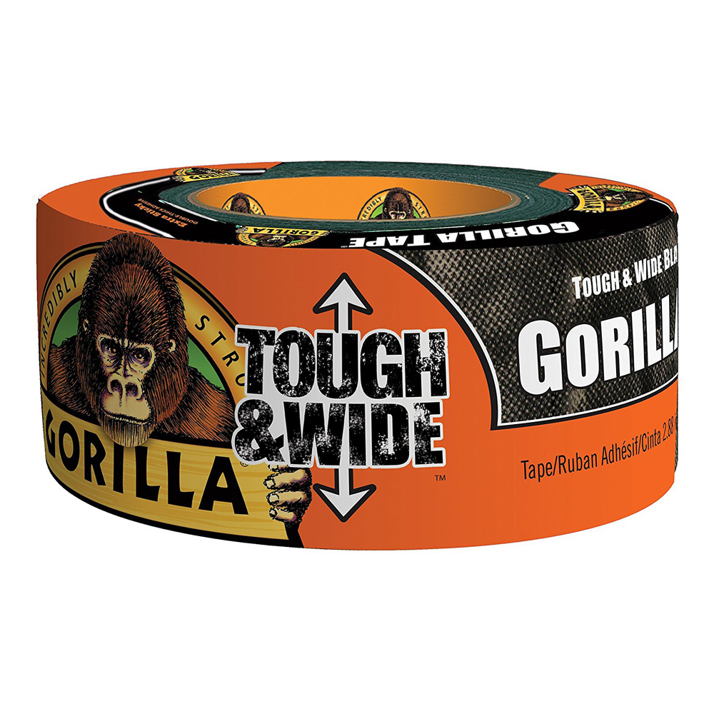 Tough & Wide Black Gorilla Tape