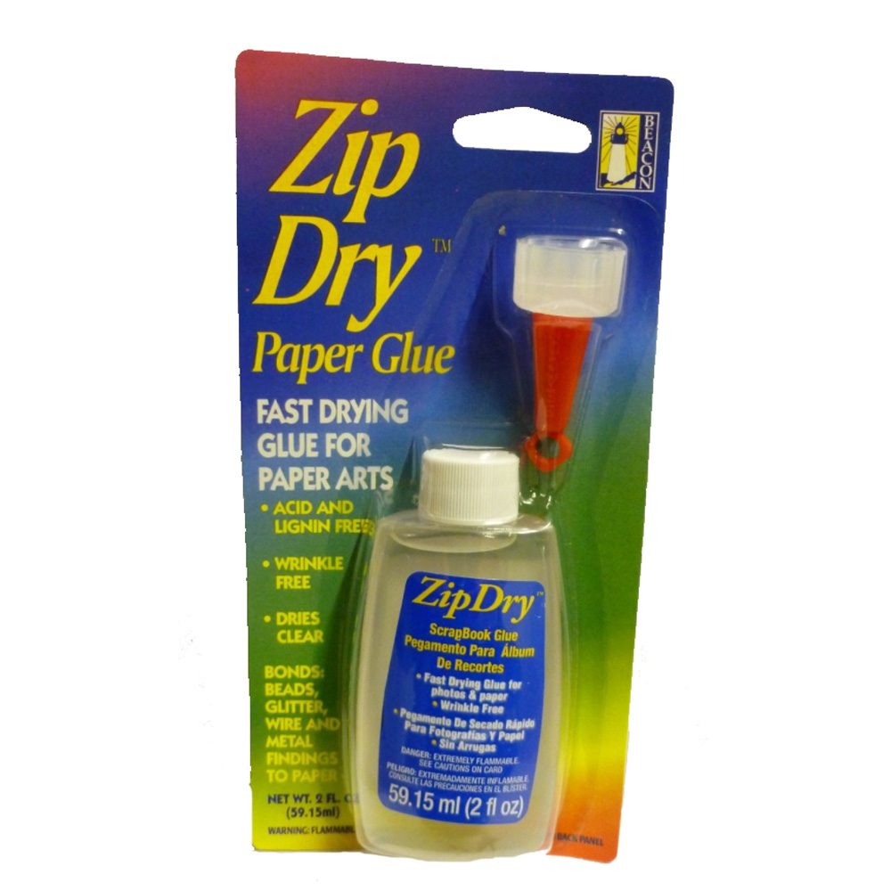 Beacon Zip Dry Paper Glue 2 Ounce