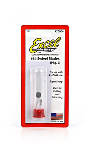 Excel 20064 Swivel Knife Blade #64 Pkg/2