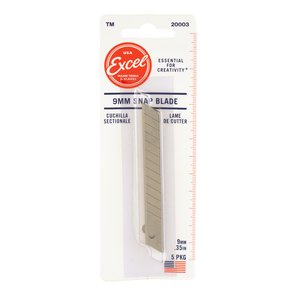 Excel 20003 9mm Snap Blade Refills Pk/5