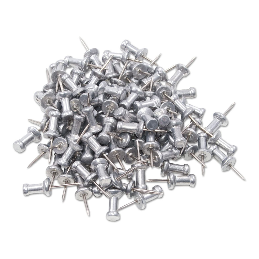 ALuminum Push Pins 3/8 inch Box of 100