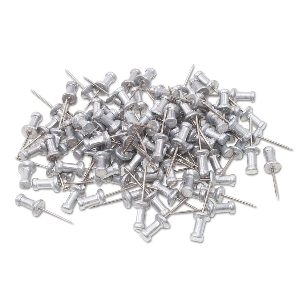 Aluminum Push Pins 5/8 inch Box of 100