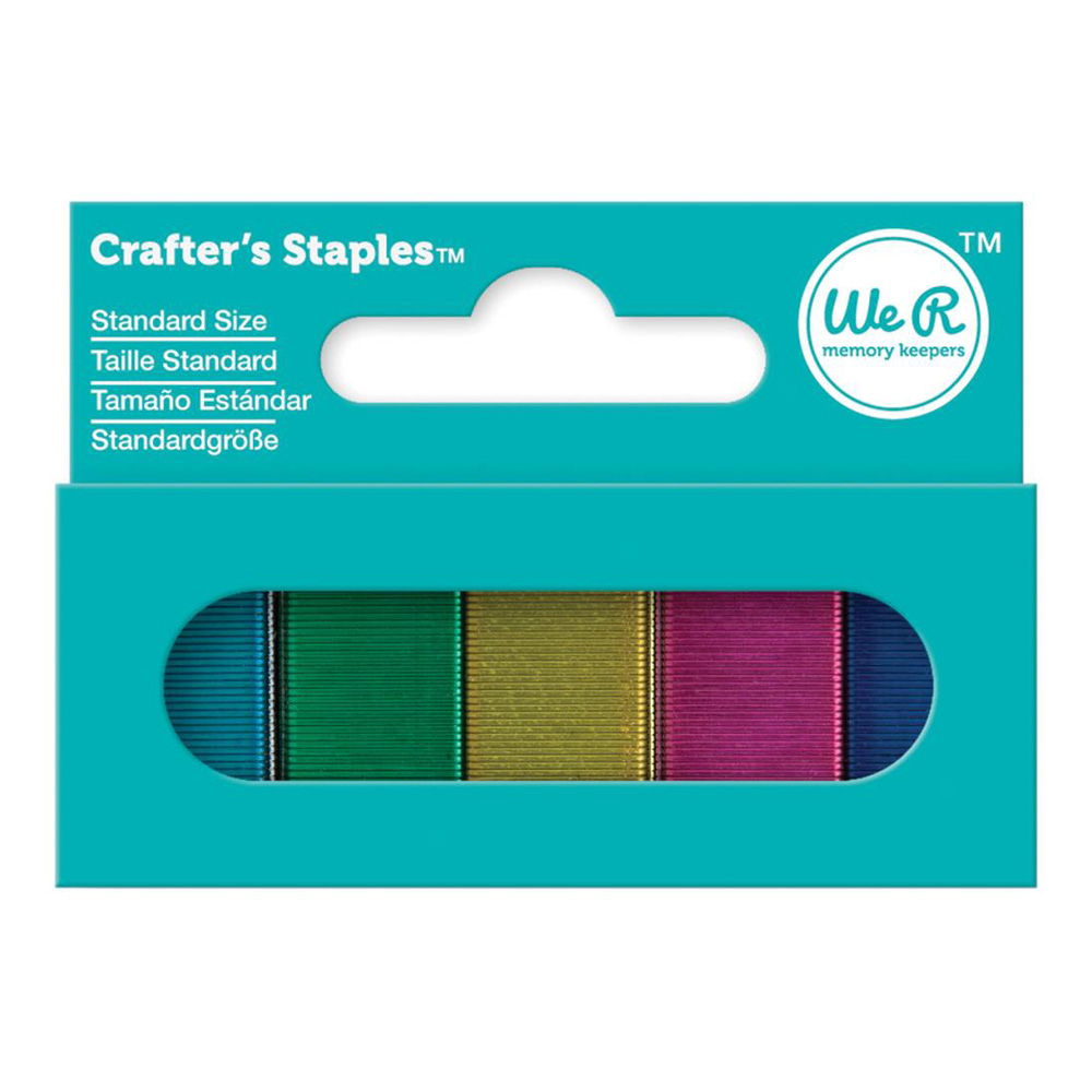 Staples box of 300 Multi-color 030968