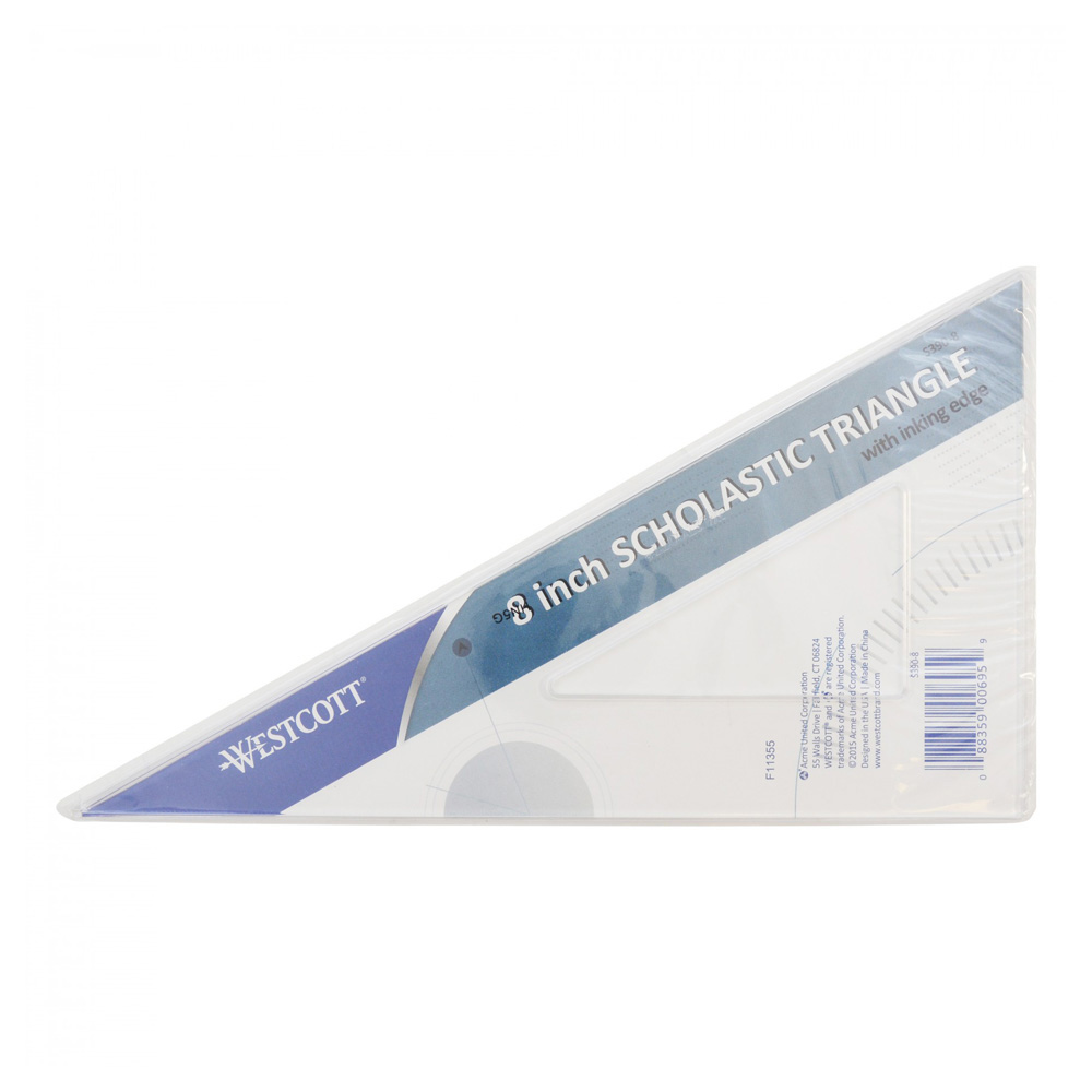 Westcott S390-8 Clear Triangle 30/60/90 8