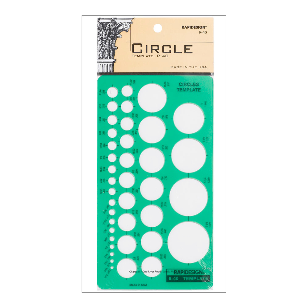 Rapidesign Template R-40 Circles