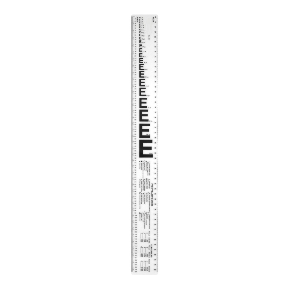 Westcott GA-86 Graphic Arts Ruler 18