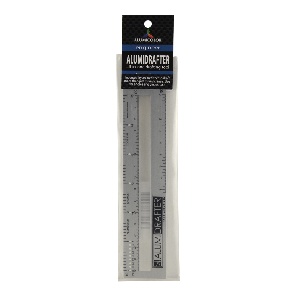 Alumicolor Alumidrafter 6-inch Engineer Scale