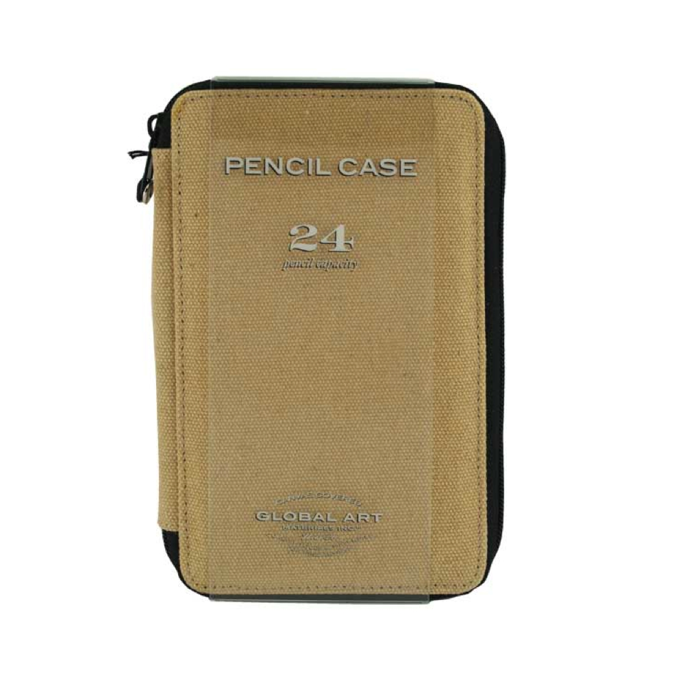 Global Art Canvas 24 Pencil Case Wheat