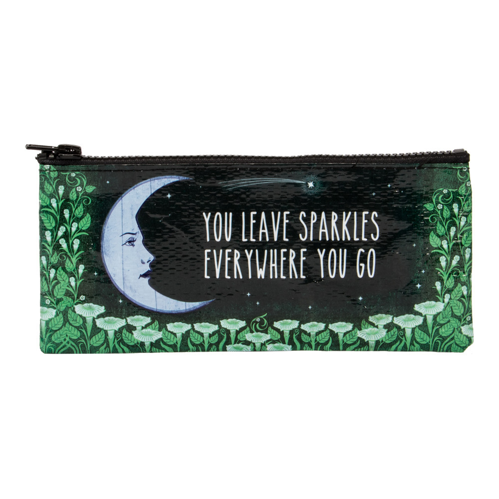 Blue Q Pencil Case: You Leave Sparkles