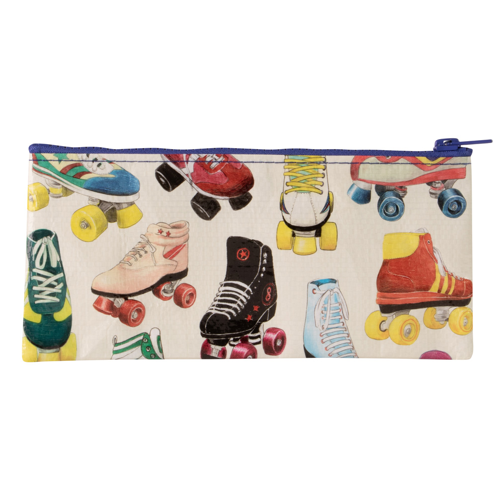 Blue Q Pencil Case: Roller Skates