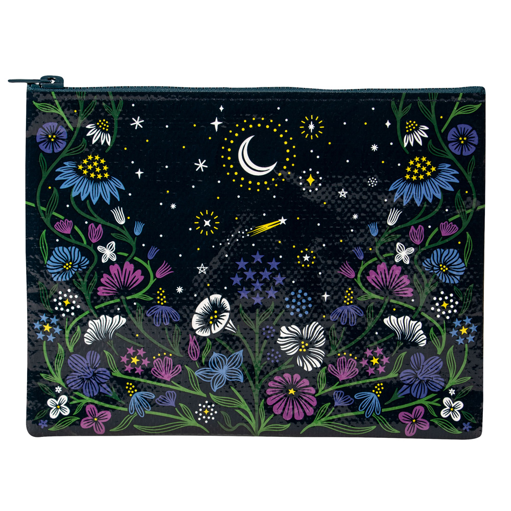 Blue Q Zipper Pouch: Starry Garden