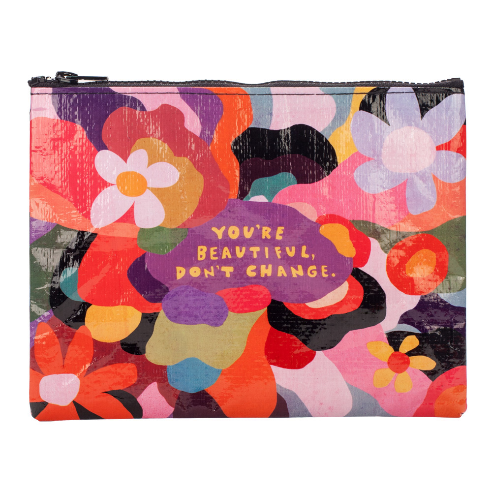 Blue Q Zipper Pouch: You're Beautiful