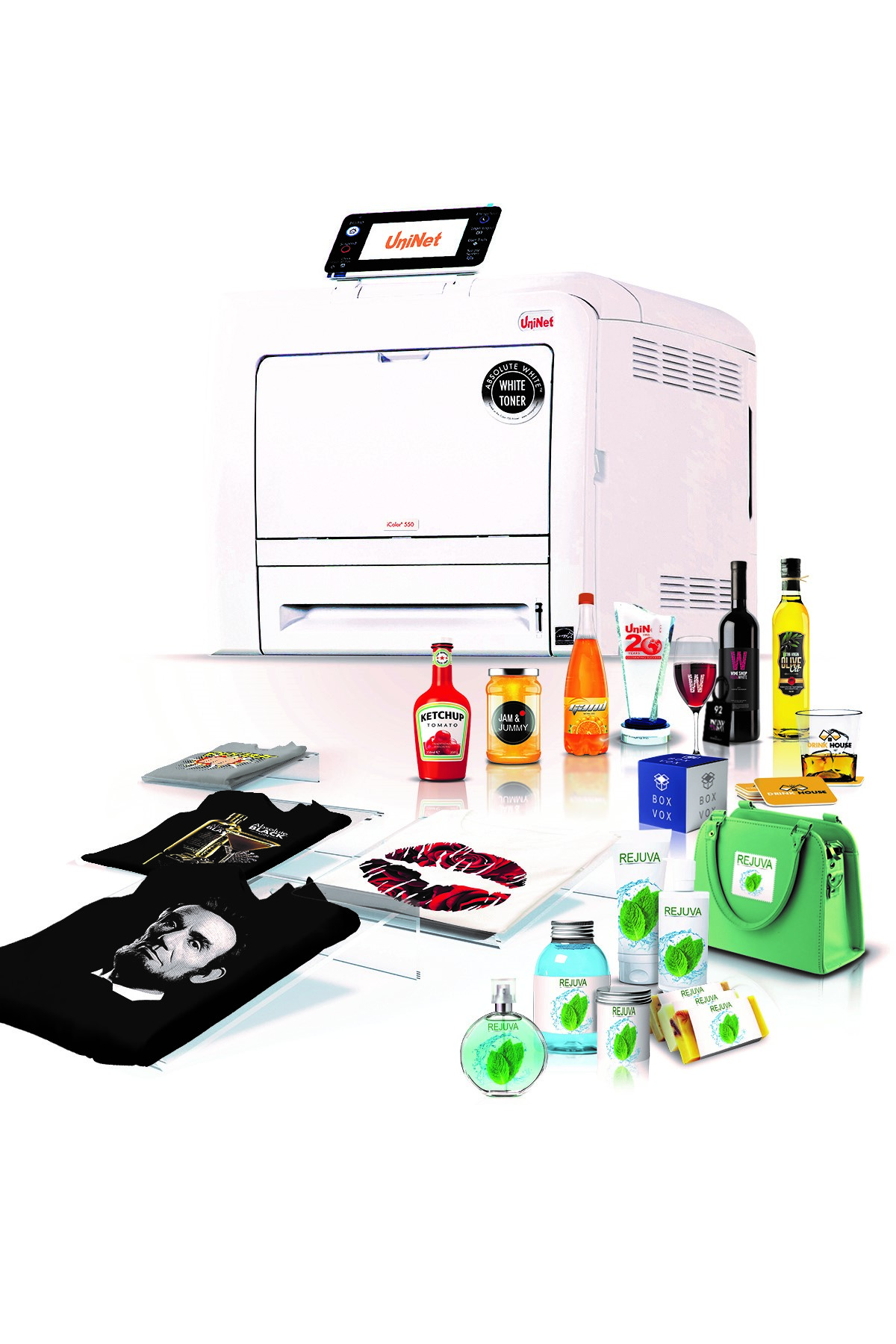 iColor 550 Color + White Transfer Printer