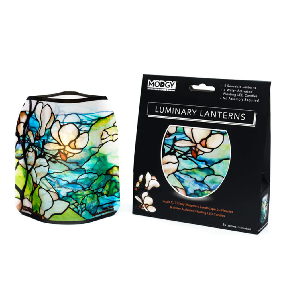 Modgy Luminary - Tiffany Magnolia Landscapes