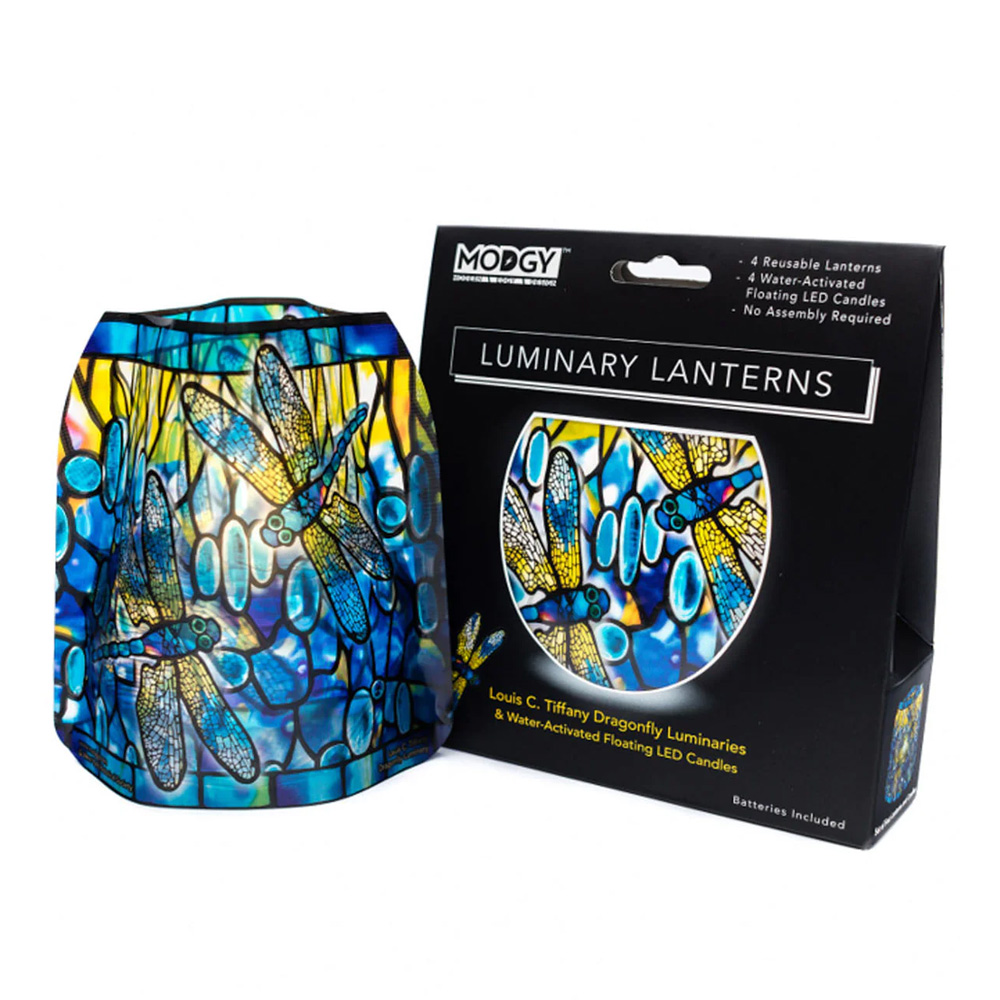Modgy Luminary Lantern - Tiffany Dragonfly